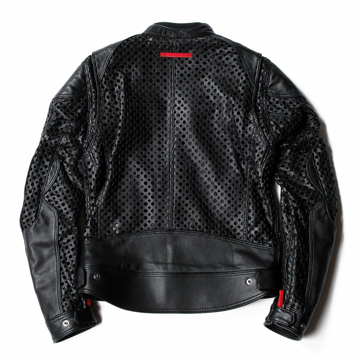 SHINICHIRO ARAKAWA｜パンチング レザー ジャケット｜レザー｜ブラック