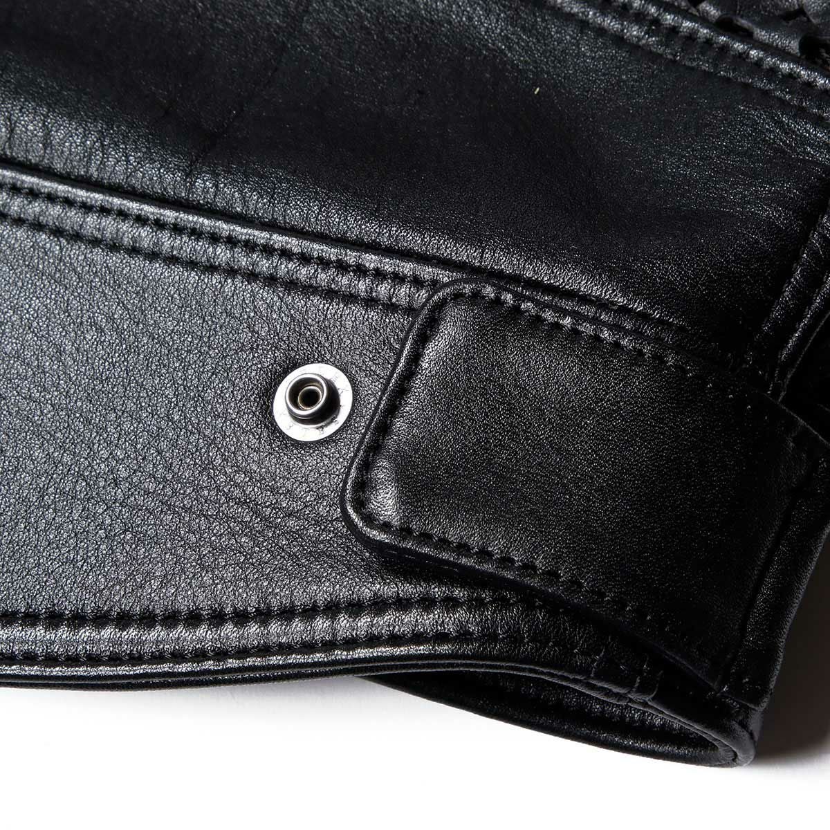 SHINICHIRO ARAKAWA｜パンチング レザー ジャケット｜レザー｜ブラック