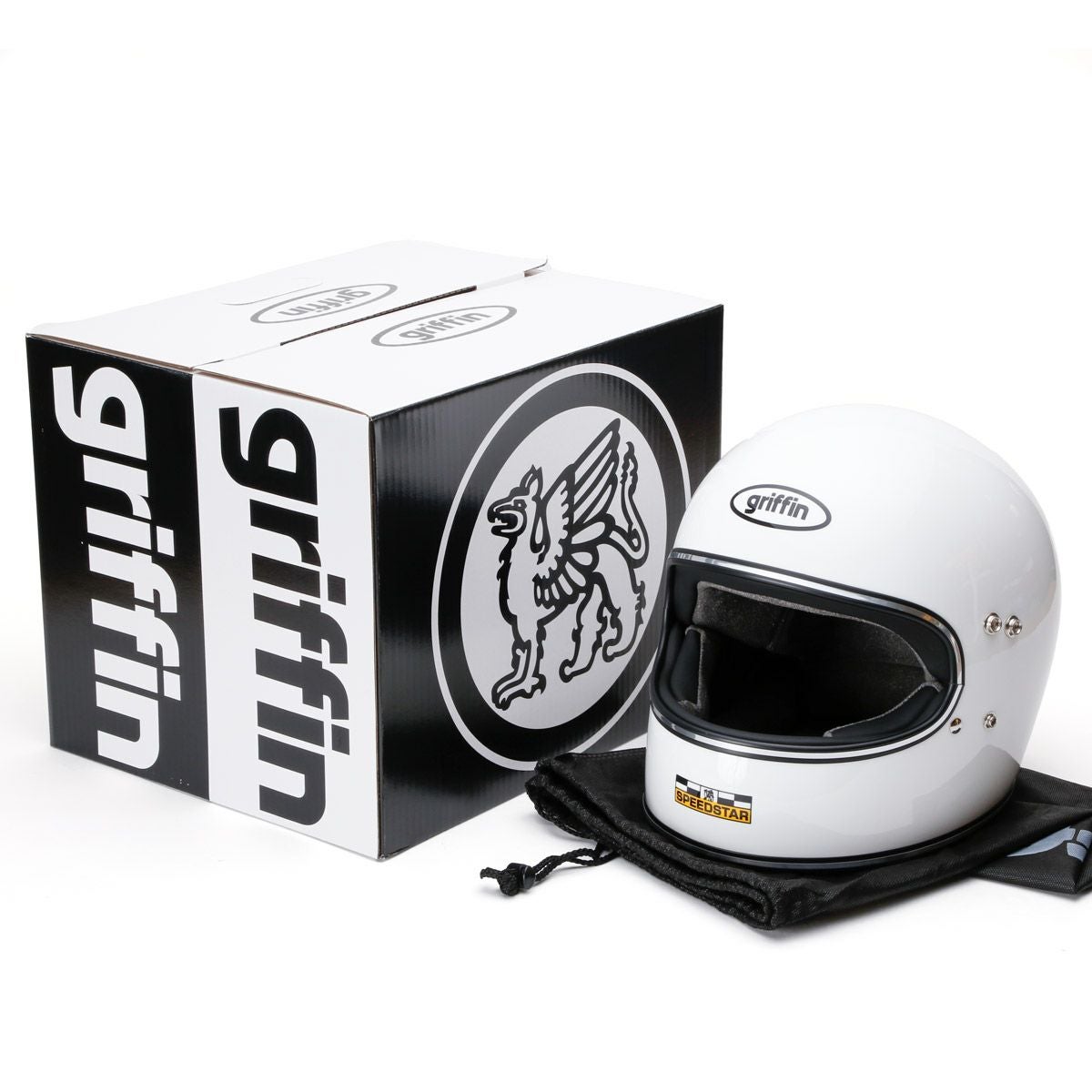 griffin SPEEDSTAR ホワイト フルフェイスヘルメット スピードスター ホワイト | モトーリモーダ公式オンラインショップ