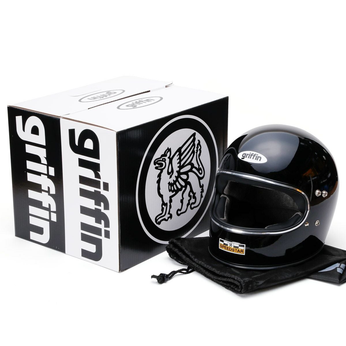 griffin｜スピードスター ブラック｜フルフェイス
