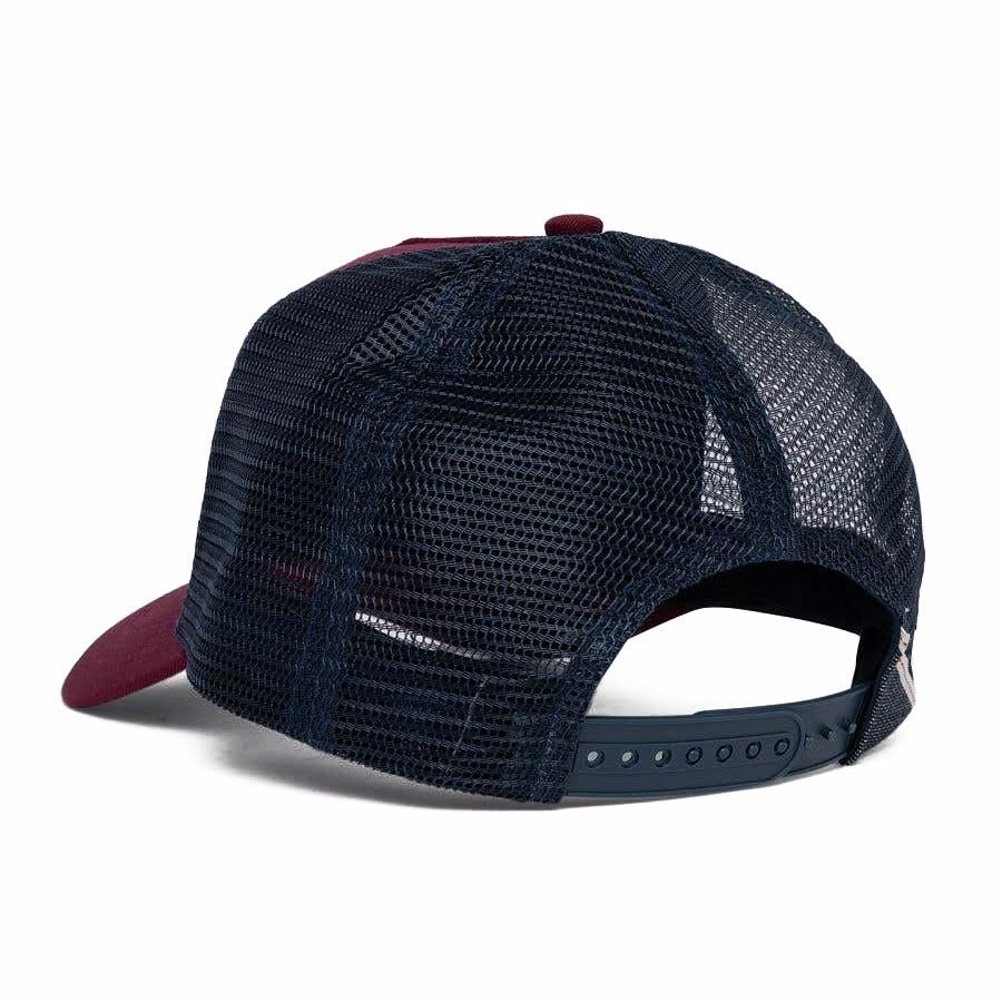 Replay｜エンブロイダリー ロゴ キャップ｜帽子｜ポートワイン×インディゴブルー