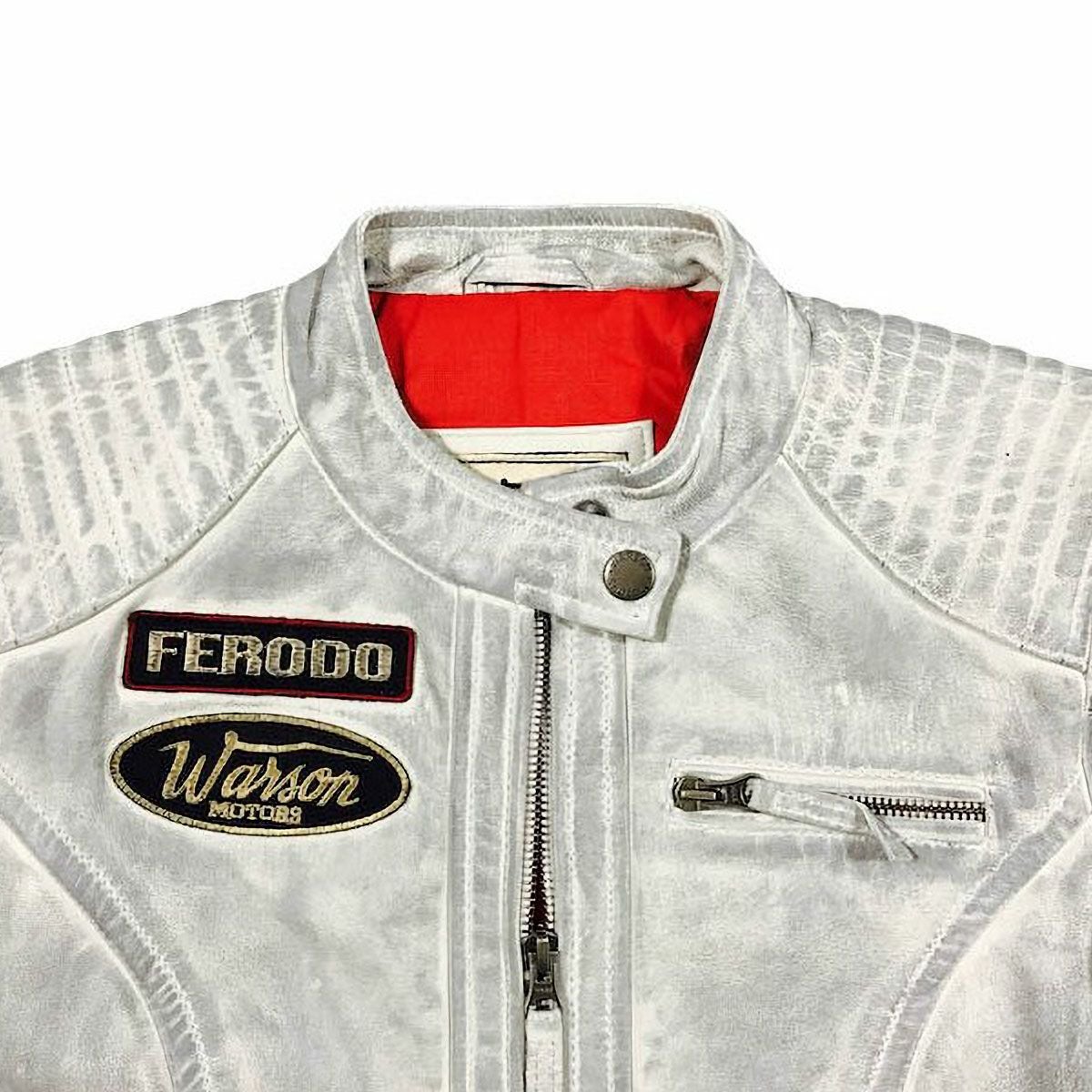 Warson Motors｜グランプリ レザー ジャケット レディ｜アウター｜スモークグレー