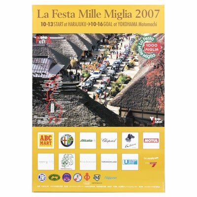 Mille Miglia｜ラフェスタ ミッレミリア 2007 オフィシャルポスター 大｜