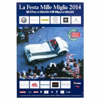 Mille Miglia｜ラフェスタ ミッレミリア 2014 オフィシャルポスター 中｜
