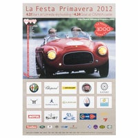 Mille Miglia｜ラフェスタ プリマヴェーラ 2012 オフィシャルポスター 中｜ポスターMille Miglia｜ラフェスタ プリマヴェーラ 2012 オフィシャルポスター 中｜