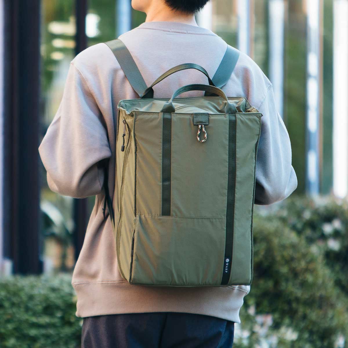 WARP｜トランスフォーム バックパック｜カーキ