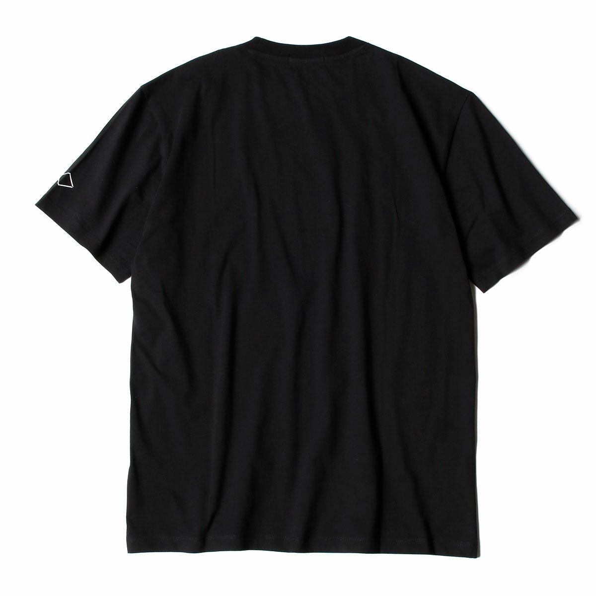 Replay｜バイカープリント クルーネック Tシャツ｜ブラック