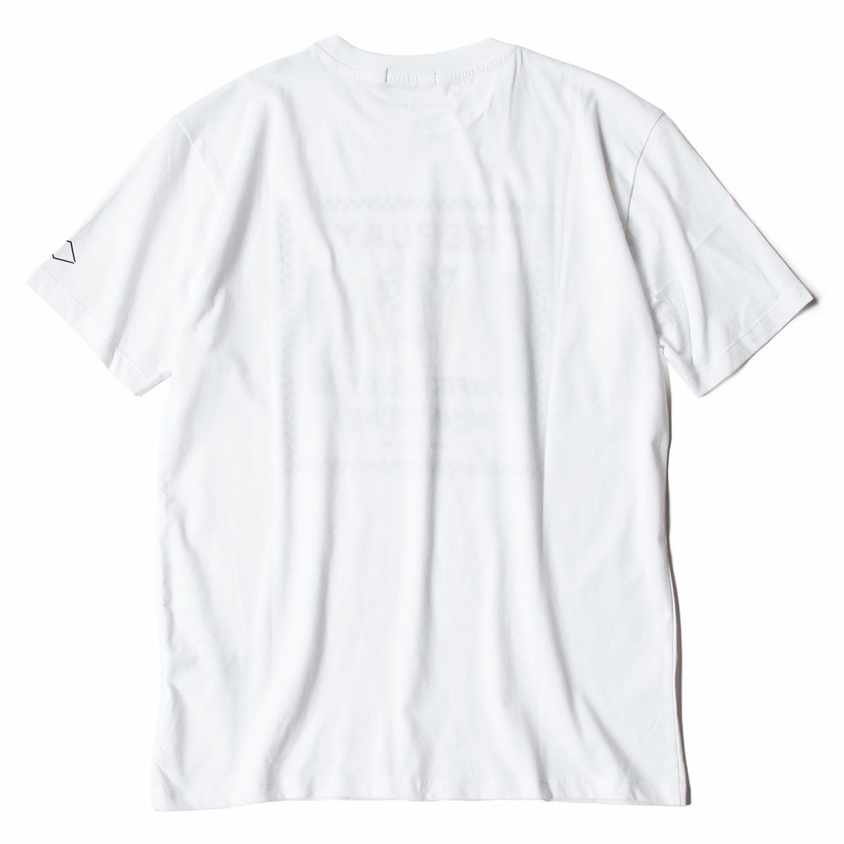 Replay｜バイカープリント クルーネック Tシャツ｜ホワイト