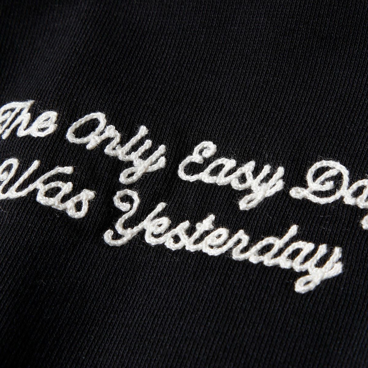 Replay｜ワッペン スリーブ スウェットシャツ｜ブラック