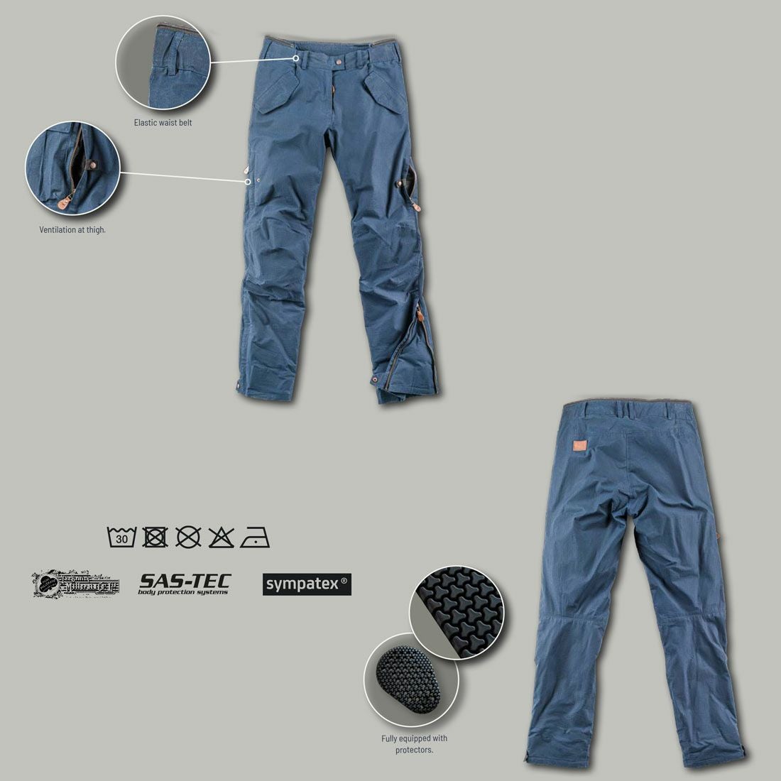 North of Berlin｜モト65 パンツ ウーマン｜その他パンツ｜ネイビー