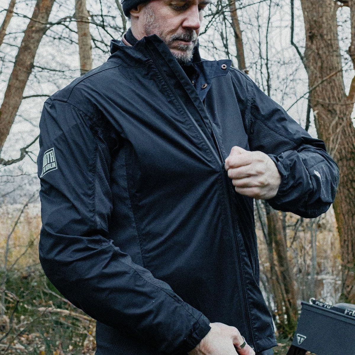 North of Berlin｜スワンプ ジャケット｜レインウェア｜ブラック