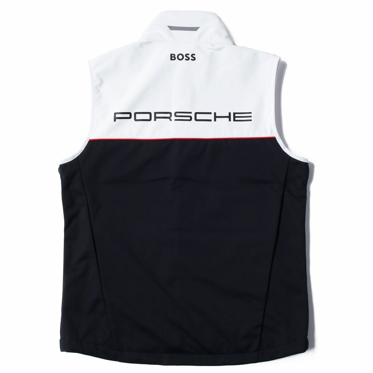 PORSCHE｜ポルシェ RP チーム ジレ｜ベスト｜ブラック×ホワイト