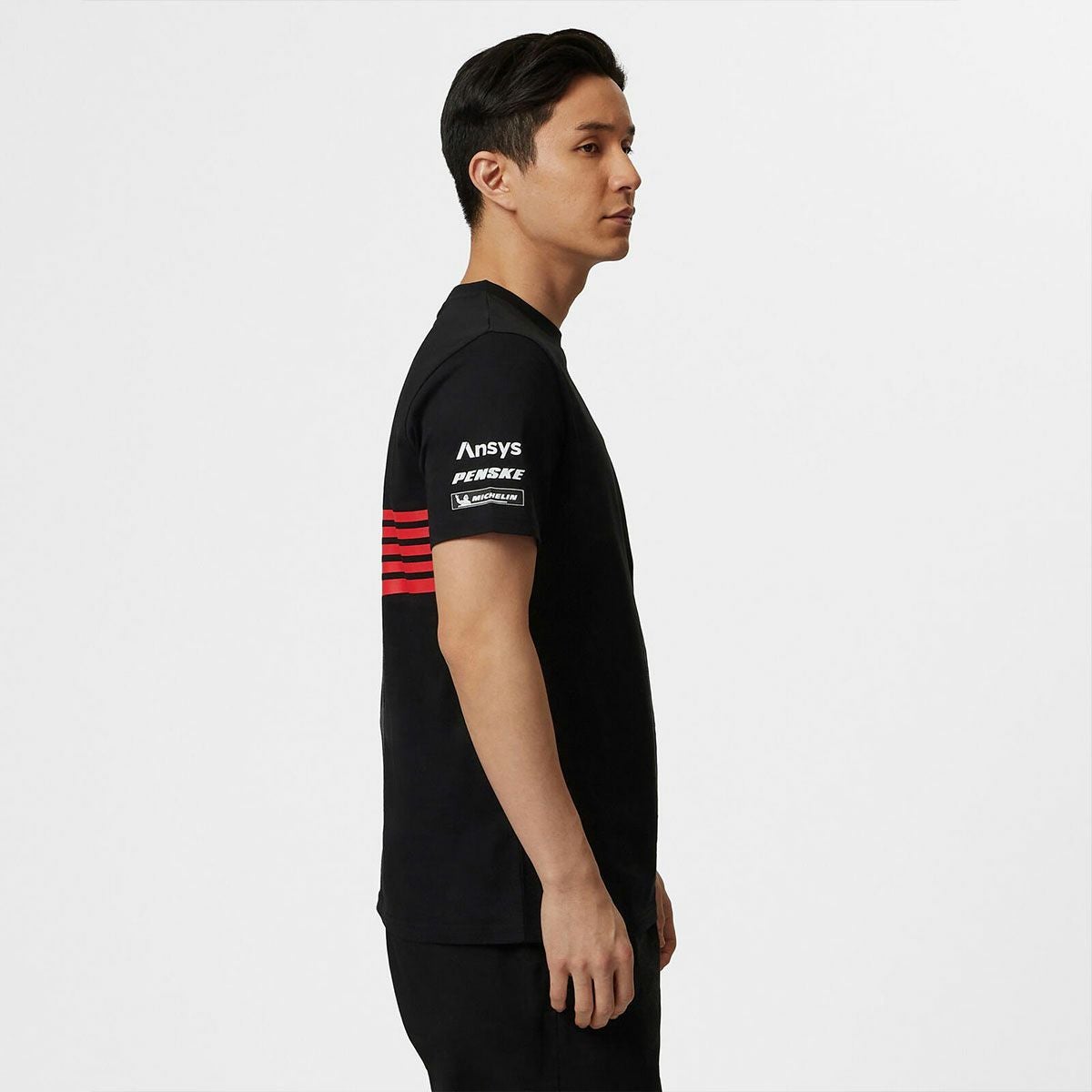 PORSCHE｜ポルシェ ペンスキー FW Tシャツ｜ブラック｜モデル着用