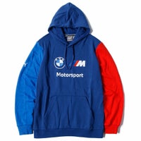 BMW PUMA｜BMW FT エッセンシャル フーディー｜ブルー