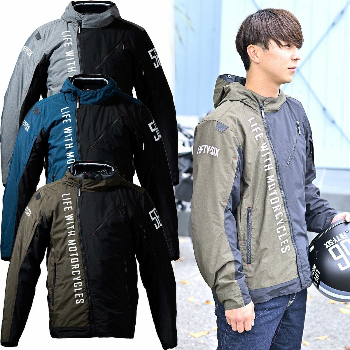 56design｜スラッシュ ジャケット｜ファブリック