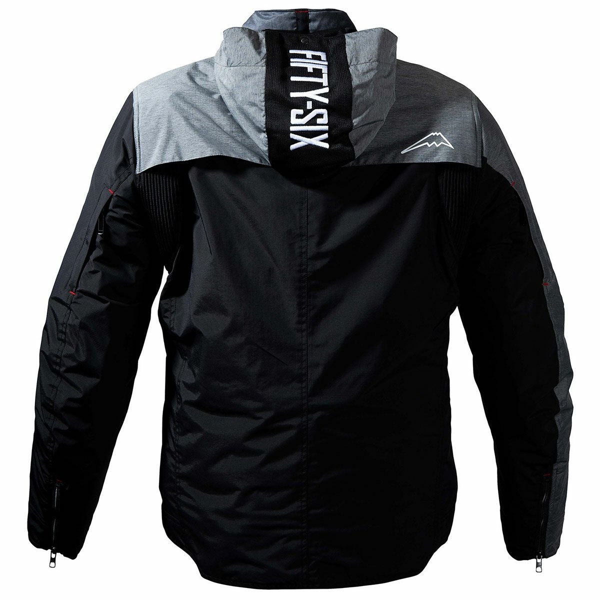 56design｜スラッシュ ジャケット｜ファブリック｜ブラック×グレー