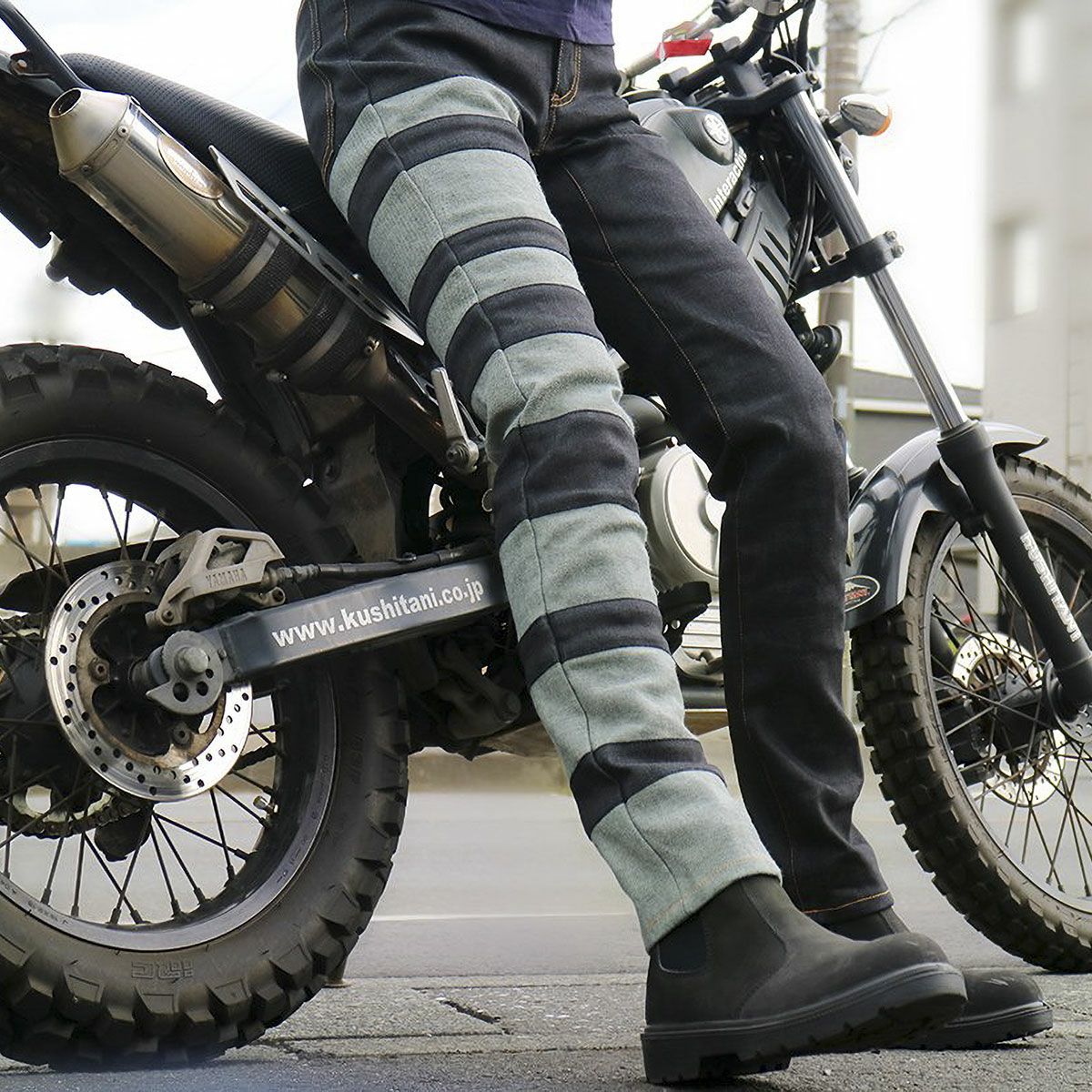 SHINICHIRO ARAKAWA｜リガ｜デニム｜インディゴ｜モデル着用