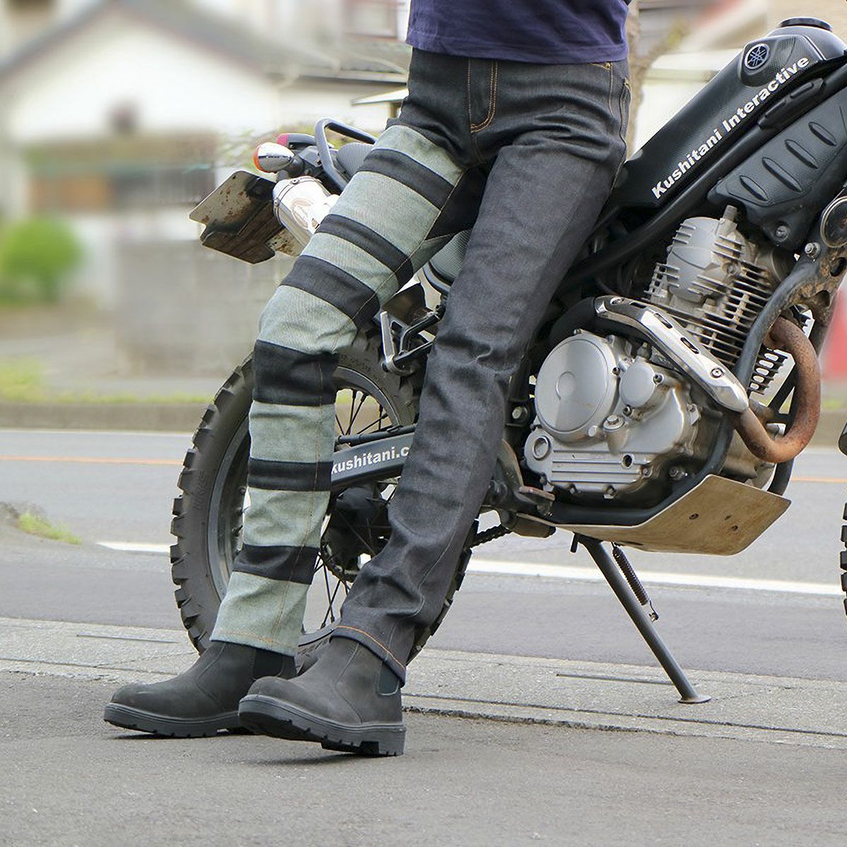 SHINICHIRO ARAKAWA｜リガ｜デニム｜インディゴ｜モデル着用