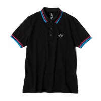 Replay｜コントラストカラーエッジ ポロシャツ｜ブラック