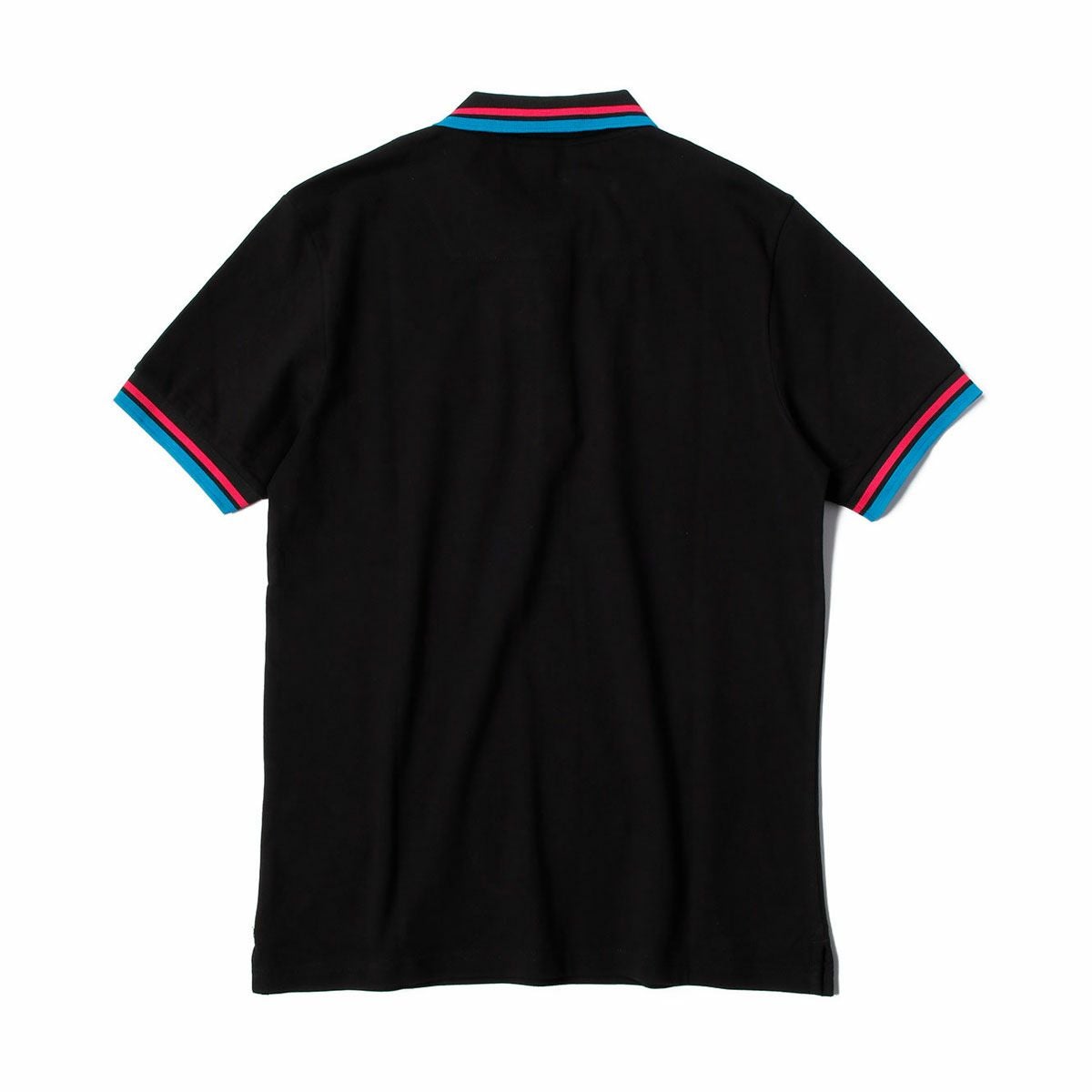 Replay｜コントラストカラーエッジ ポロシャツ｜ブラック