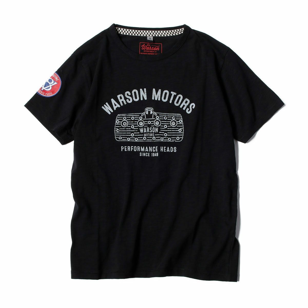Warson Motors｜ヘッドカバー Tシャツ｜カーボン