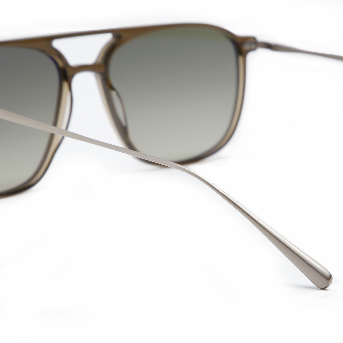 BRETT｜BIG GARY SUN｜サングラス｜カーキ×シルバー