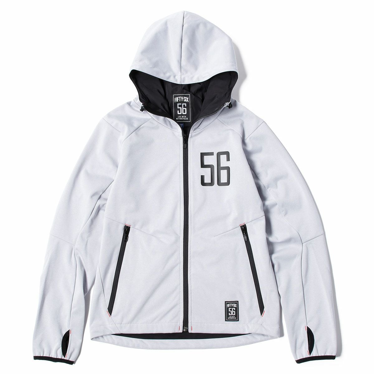 56design｜ユーティリティ パーカー｜フーディ｜ホワイト