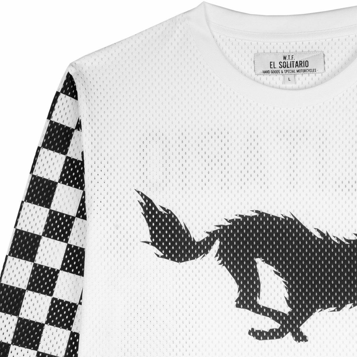 ウルフ チェッカード スリーブ MX ヘビーデューディ ジャージ