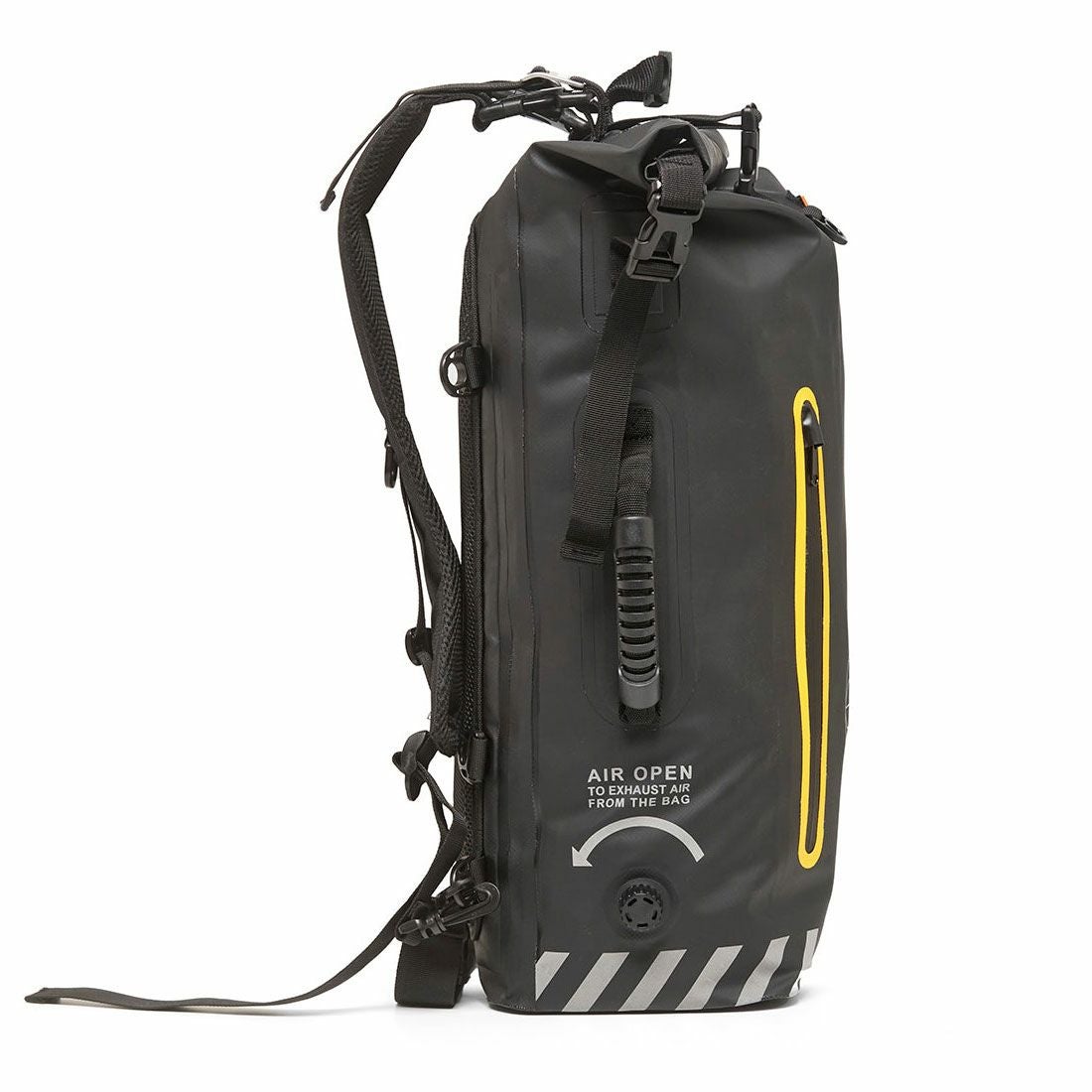 Fuel Motorcycles｜エクスペディション バックパック｜ブラック×イエロー