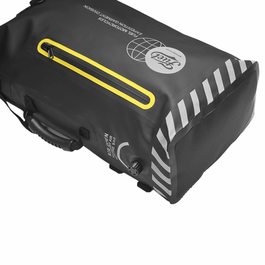 Fuel Motorcycles｜エクスペディション バックパック｜ブラック×イエロー