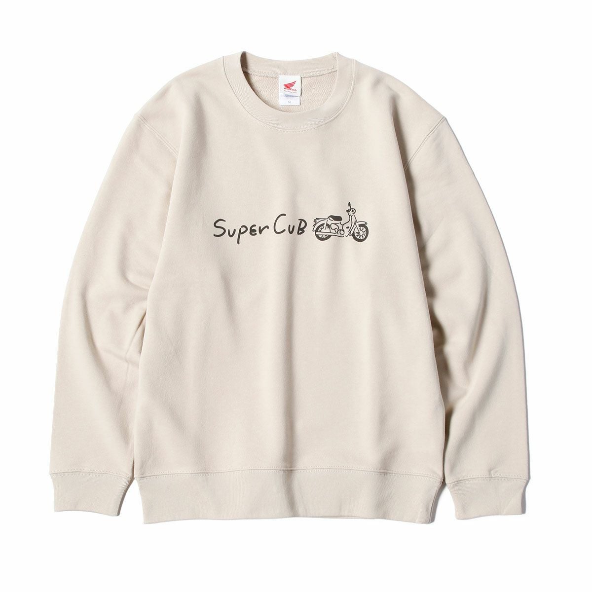 ONWORKS｜SCライティングスーパーカブプリントスウェットシャツ｜ベージュ