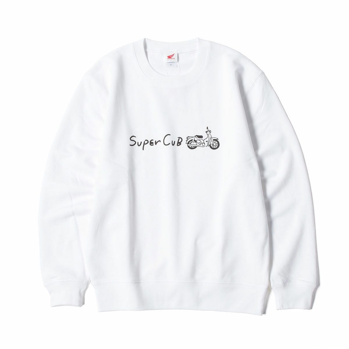 ONWORKS｜SCライティングスーパーカブプリントスウェットシャツ｜ホワイト