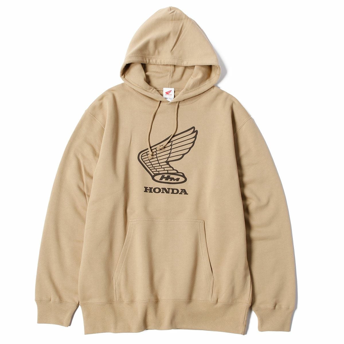 ONWORKS｜HONDAレトロウイングマークパーカ｜フーディ｜Dベージュ