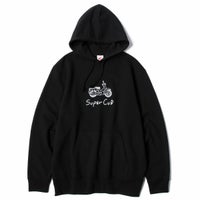 ONWORKS｜スーパーカブラインタッチスウェットパーカ｜フーディ｜BLACK