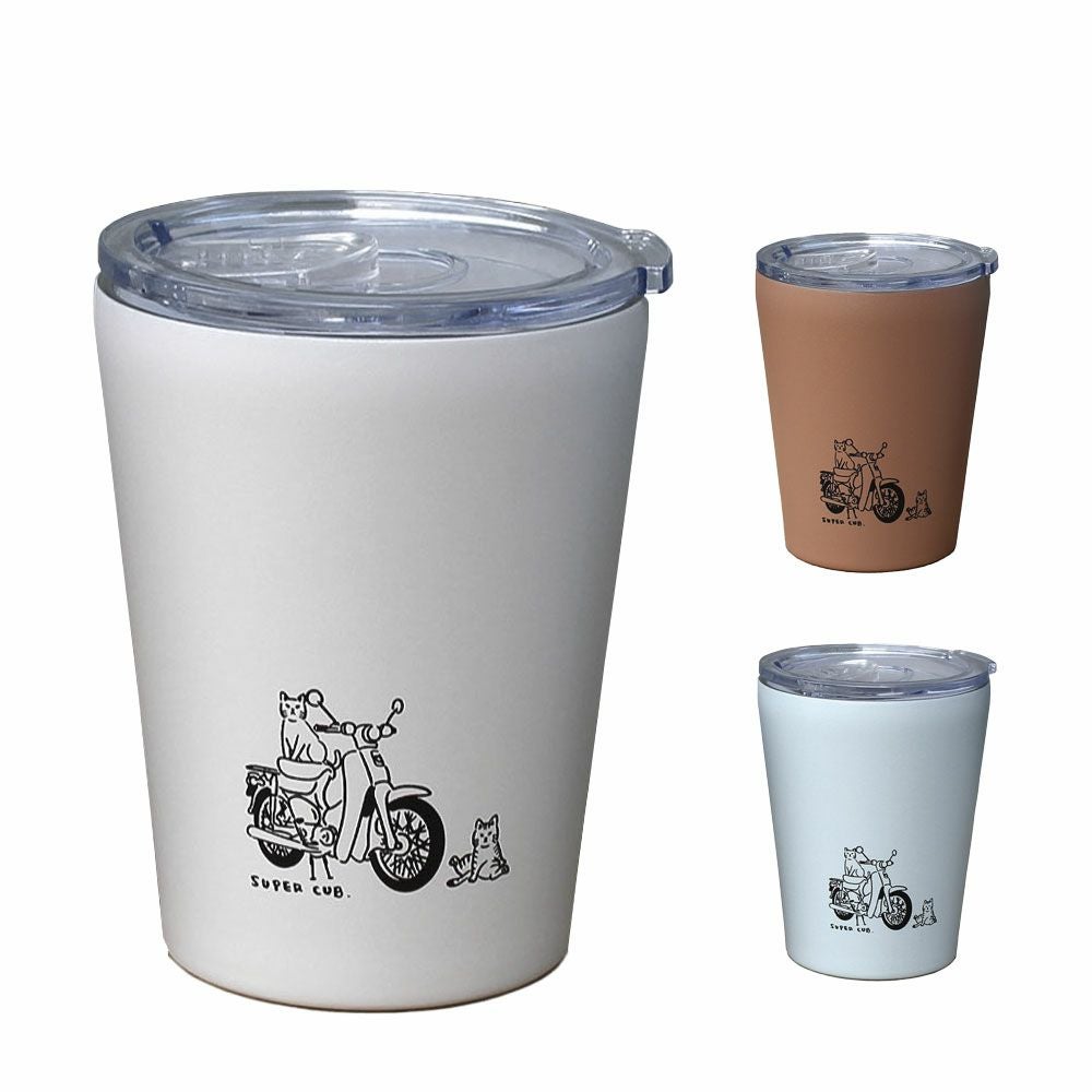 ONWORKS｜真空断熱ステンレスタンブラー ホンダ SUPER CUB ＆ CAT カブとネコ｜その他雑貨