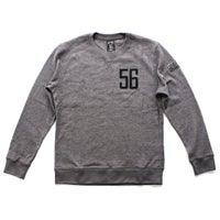 56design｜56 サーマル ワッフル｜ロングスリーブ｜ダークグレー