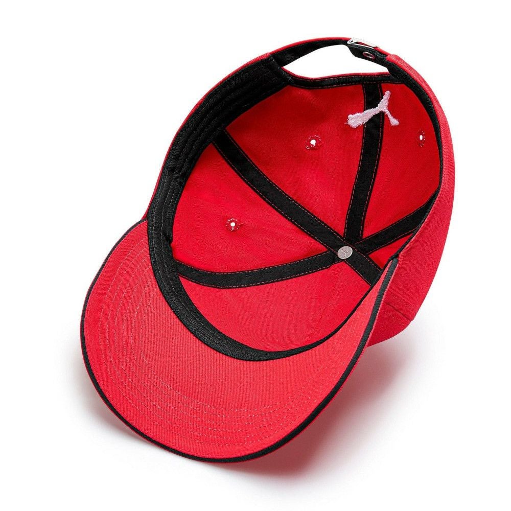 Ferrari｜スクーデリア フェラーリ スモール スクデット ロゴ クラシック ベースボール キャップ｜帽子｜レッド