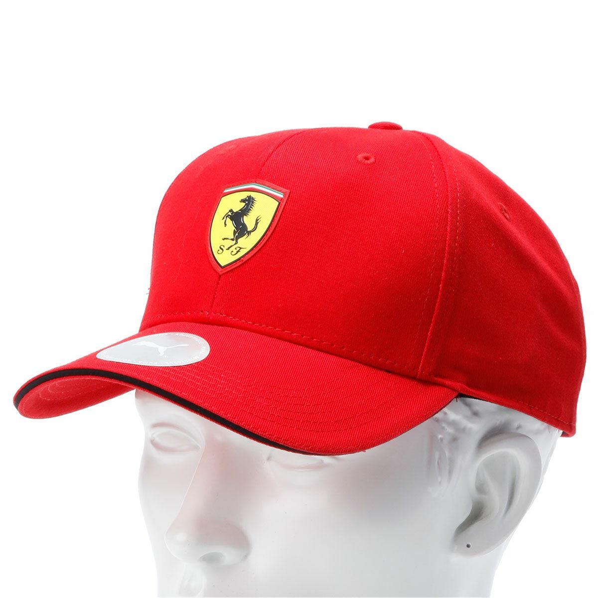 Ferrari｜スクーデリア フェラーリ スモール スクデット ロゴ クラシック ベースボール キャップ｜帽子｜レッド