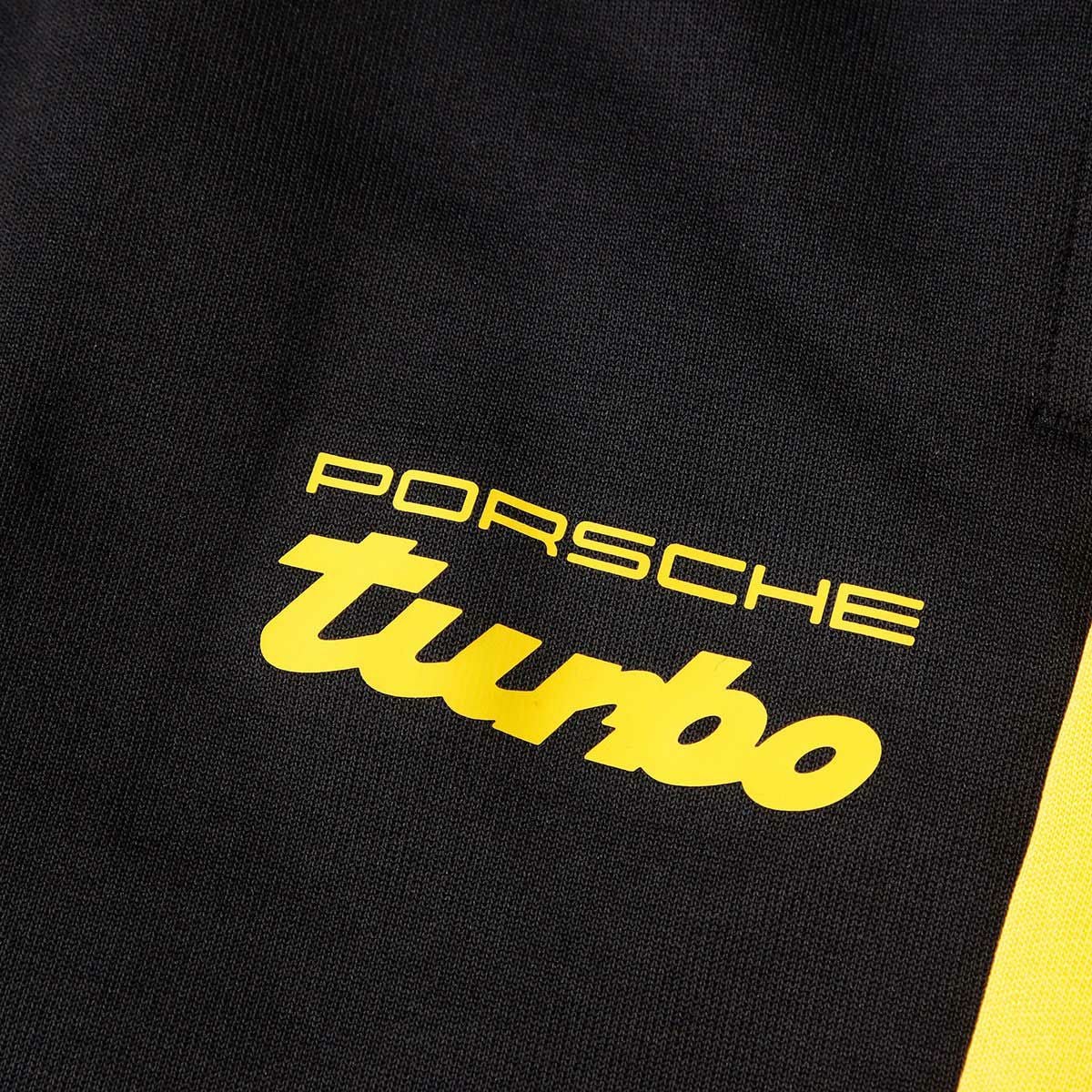 PORSCHE｜ポルシェ レガシー MT7 トラック パンツ｜ブラック×イエロー