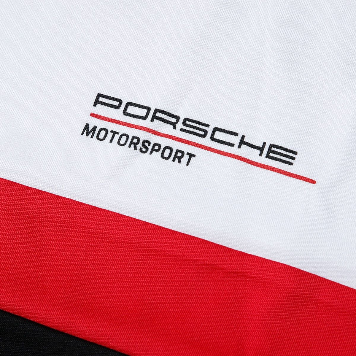 PORSCHE｜ポルシェ FW カラー ブロック Tシャツ｜ブラック