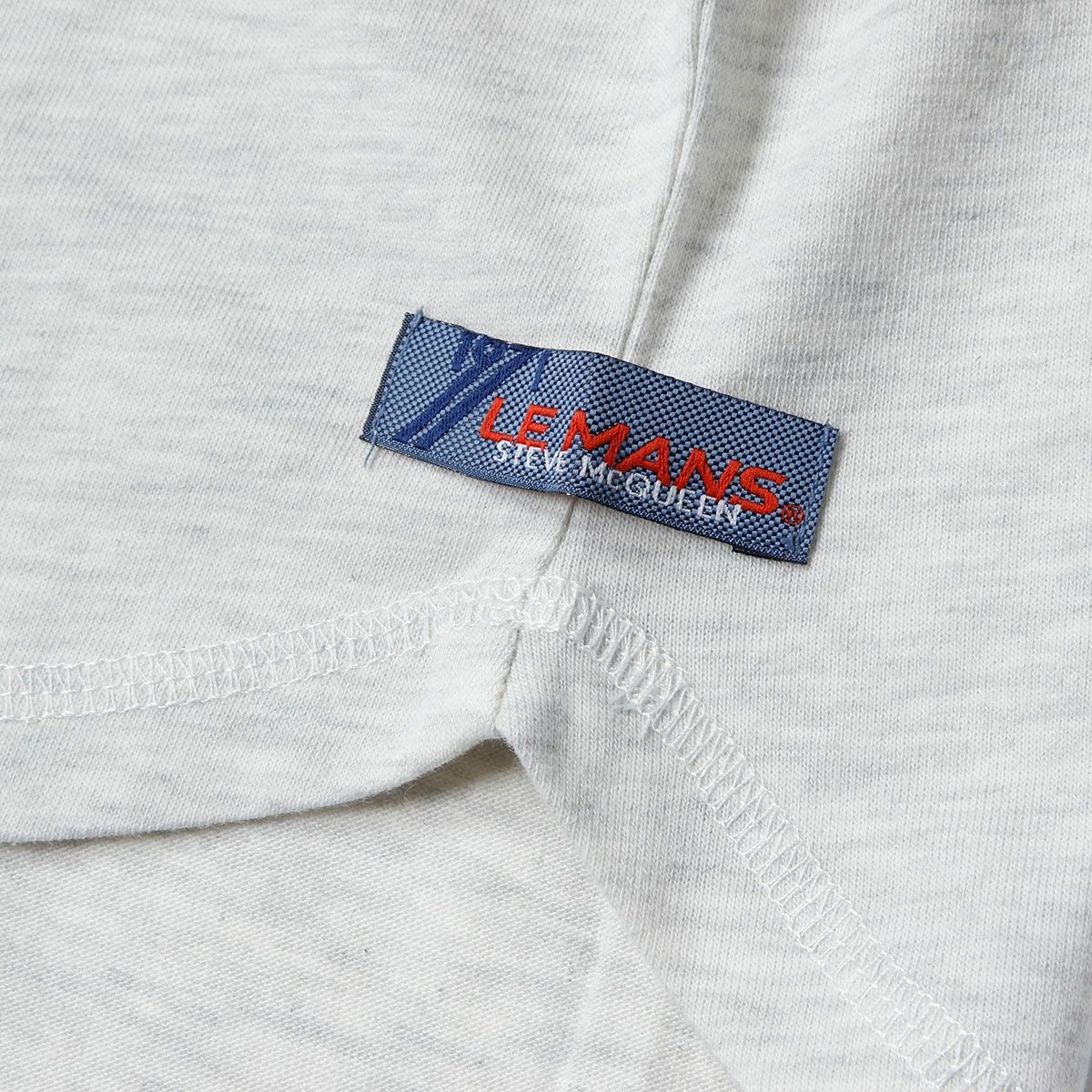 Steve McQueen｜ル・マン 24H スティーブ・マックィーン HENLEY ロングスリーブ Tシャツ｜ロングスリーブ｜エクリュヘザー