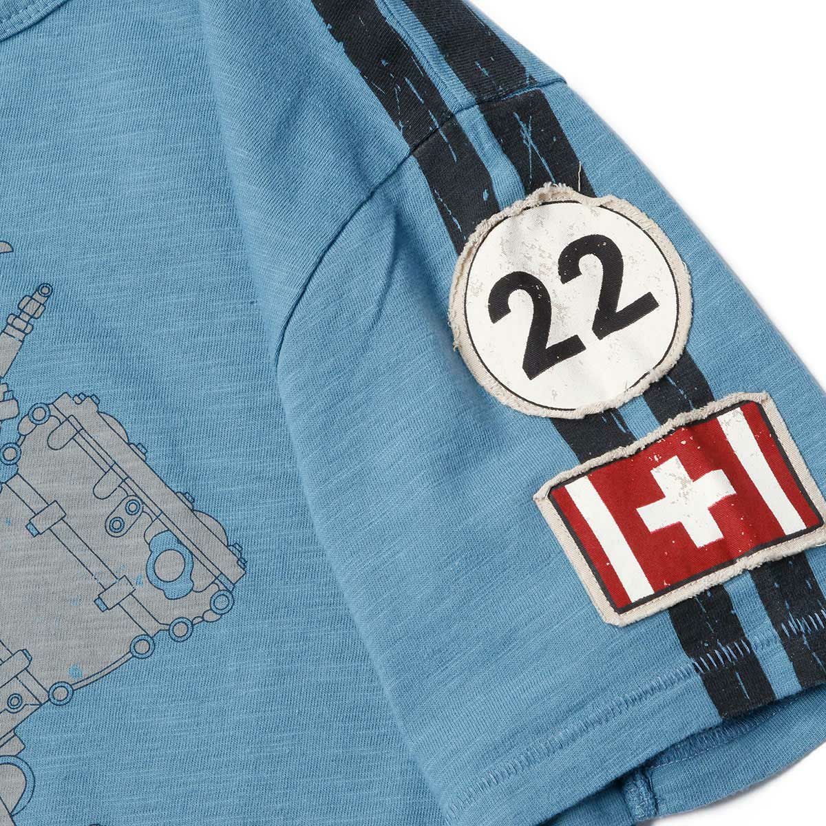 Warson Motors｜シフェール DFV Tシャツ｜ブルー