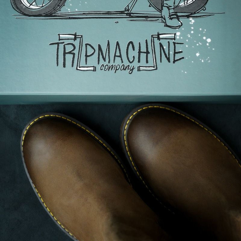 Trip Machine｜ブーツ チェルシー｜ブーツタイプ｜ダスティバンディット｜モデル着用