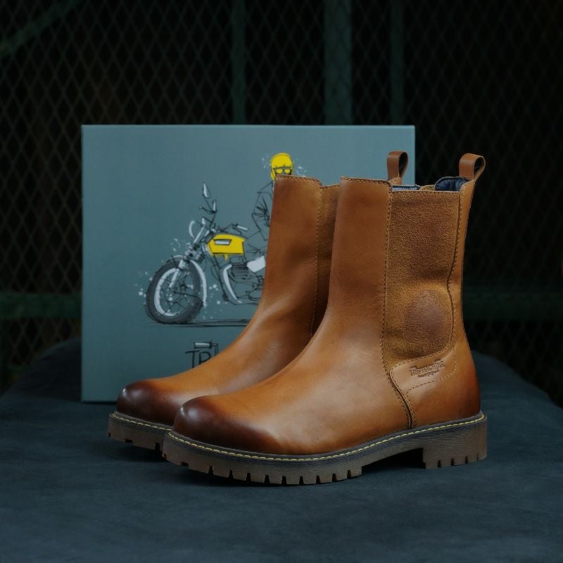 Trip Machine｜ブーツ チェルシー｜ブーツタイプ｜ヴィンテージスタリオン｜モデル着用