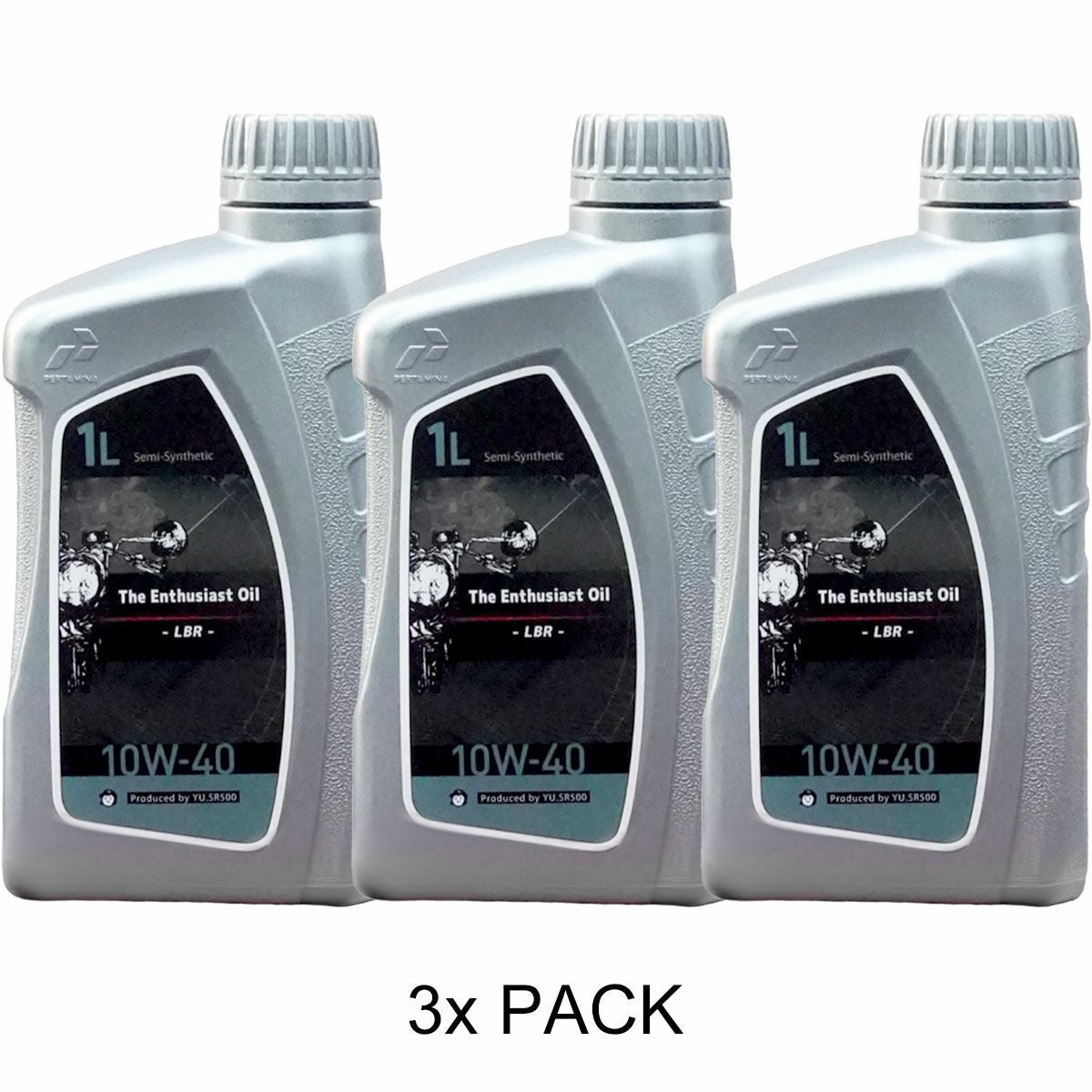PERTAMINA｜エンスージアストオイル 10W-40 部分合成油 1Lボトル×3本セット （The Enthusiast Oil）｜その他雑貨