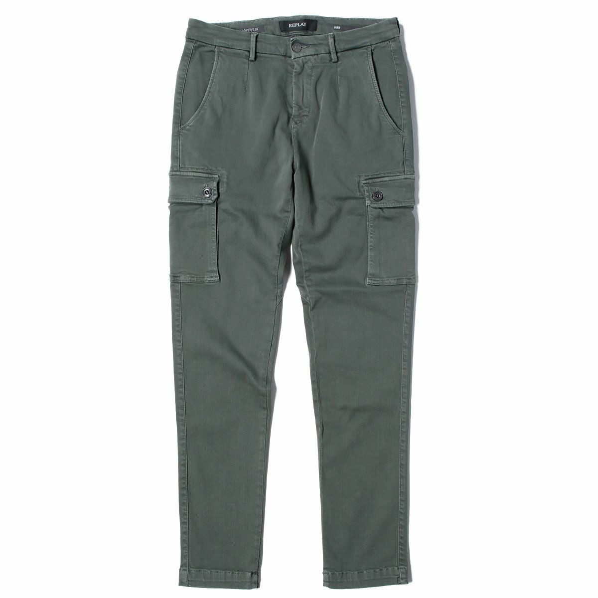 Replay｜JAAN スリムフィット ジーンズ｜チノ・カーゴ｜ミリタリーグリーン
