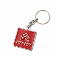 Citroen｜シトロエン レーシング ロゴ キーリング｜キーホルダー｜レッド