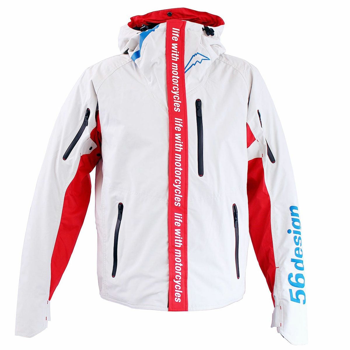 56design｜アクシス ジャケット｜ファブリック｜ホワイト×レッド