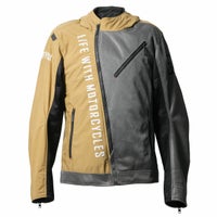 56design｜スラッシュ メッシュ ジャケット｜｜ブラウン×グレー