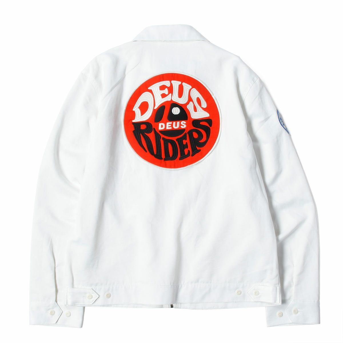 Deus Ex Machina｜チャイム レーシング ジャケット｜ファブリック｜ホワイト